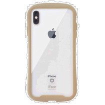 (Direct mail from Japan)HameeiFaceReflectioniPhoneXSmax mobile phone case with transparent beige edge