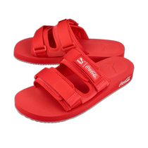Japanese direct mail PUMA WILO COCA COLA mens and womens strappy sandals RACING RED red and white 3870