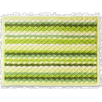 (Direct mail from Japan) Oka bathroom mat good dryness mildew-proof water-absorbent and quick-drying 50*70cm green