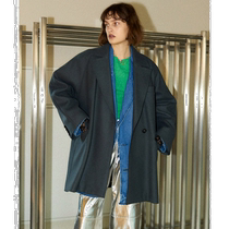 Japan Direct Mail MAISON SPECIAL Womens Super140 Loose Jacket Long Coat Bright New