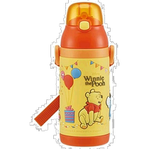 (Direct Mail from Japan) Skater Stainless Steel Childrens Straw Cup 380ml Winnie the Pooh SSPV4
