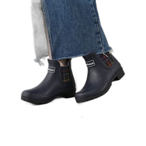 Barbour Rain Boots Kingham LRF0088 Womens Side Gore Rubber Boots Logo Direct Mail from Japan