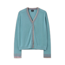 Japan direct mail Paul Smith womens dry touch cotton and linen blended half-sleeved sweater 245500 402