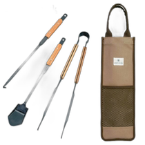 Japan direct mail snow peak snow peak outdoor camping campfire and charcoal flame control tool set spk00