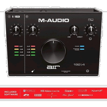 Interface audio 2 entrées et 2 sorties compatible USB M-Audio autonome comprenant des effets et des logiciels