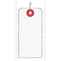 (Direct mail from Japan) OKINA luggage tag white 1000 sheets 40×90mm TGM100