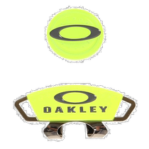 Japanese errand boy Oakley Oakley mens and womens oval clip mark flash yellow FF B-1078291340