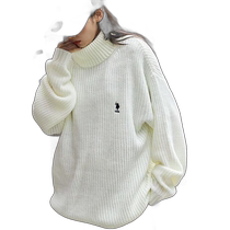 日本直邮U S  POLO ASSN    联名 标志刺绣 大松紧 高领针织衫 MO