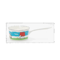 Japan direct mail enamel single-handle pot milk pot instant noodle pot cute Snoopy pattern 15cm
