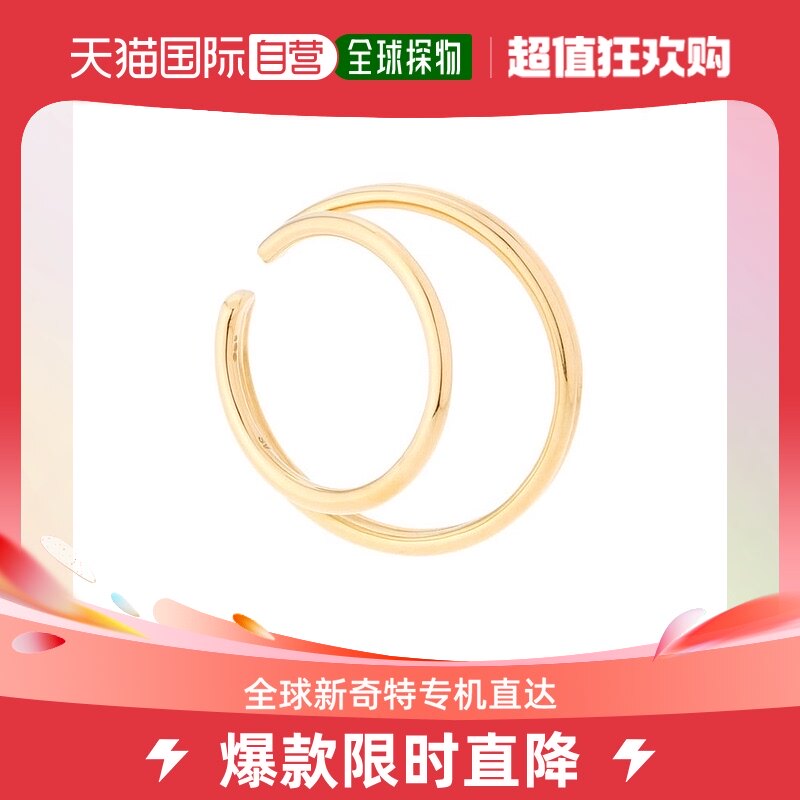 Day Tide Running Leg COCOSHINIK Silver Gold Plated Double Ring Earbone Clip 00-Taobao