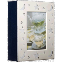 (Direct mail from Japan) LADONNA baby commemorative photo frame ASS5 Star and Moon series silver ASS5-P-SV