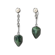 Japan direct mail ADER bijoux womens rock style asymmetric earrings beautiful and eye-catching light luxury jewelry