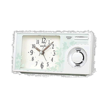 (Japan Direct mail) Seiko Seiko Seiko Electronic Desktop balarm clock натуральный звук белый 7 6x14 9x5 4cmQM7