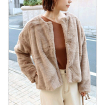 (Direct mail from Japan) and Me Womens fur jacket mid-length