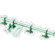 (Direct mail from Japan) Trusco Zhongshan door bolt latch for wooden door round rod type 450mm TKB 450S