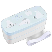 Japan direct mail (Japan direct mail) Osk microwave oven compatible 2-layer lunch box 640ml PW-28K