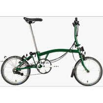 Japan Direct mail Brompton male and female co-pay bike green foldable durable and resistant S2L