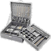 (Direct mail from Japan) Procase jewelry box gray 2-layer easy storage simple fashion PC-08362420