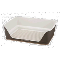 (JAPAN DIRECT MAIL) Richelli Leits Wall-style pet dog Toilet Deep Brown Wide LARGE EASY