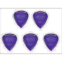 (Direct mail from Japan) Ibana electric guitar pick purple non-slip wear-resistant material 2 5mm JTC1R-AMT