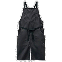 (Direct mail from Japan) Lihit Lab apron anthracite gray loose age-reducing overalls jumpsuit A7931-27