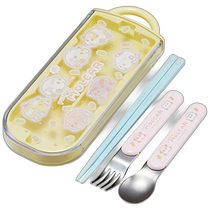 (Direct mail from Japan) Skater chopsticks spoon and fork set MOLCAR TACC2AG-A