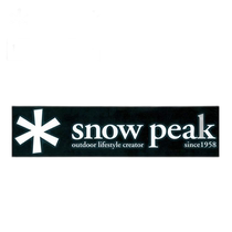 Japan direct mail Snow Peak Snow Peak logo sticker Asterisk L 雪峰 NV-008