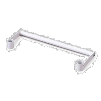 (Direct mail from Japan) Iris Ohyama horizontal bar 19mmCMM-35SH white width 35 5×depth 12 5×height