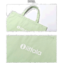 Japan Direct Mail Handbag IITTALA Green Large Capacity Simple Canvas Leisure Shopping Environmentally Friendly Bag