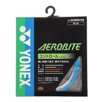 Yonex durable badminton racket string for boys and girls white blue FF 1