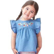 Japanese direct mail petit main Sanrio embroidered childrens short-sleeved top 9642240