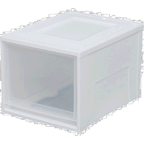 (Direct mail from Japan) Alice BC deep storage box M size W35xD45xH29 7cm white transparent