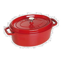 (Direct mail from Japan) Staub two-hand pot Pico Cocotte Oval Cherry Wood 27cm