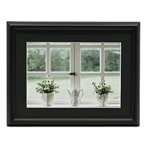 (Direct mail from Japan) Fujicolor Fujifilm photo frame aluminum YA-6 4-cut size black 50674