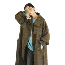 Direct mail from Japan wool 2WAY turtleneck coat long coat FREAKS STORE vertical folding collar large