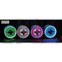 Japan direct mail Japan direct purchase NICHIDO Denko Drum rainproof LED wire drum red overload leakage protection 3