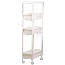 (Direct mail from Japan) Pearl Metal Pearl Metal Storage Rack 4-Layer Wheels Narrow HB-557