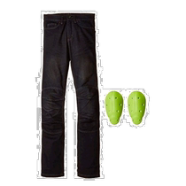 (Direct mail from Japan) KOMINE motorcycle accessories anti-fall pants to protect knees and warm jeans dark indigo