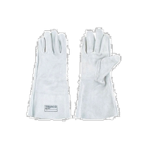 Japanese direct mail TRUSCO hardware tool welding 5 finger leather gloves anti-cut gloves durable