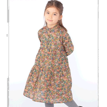 Japan direct mail SHIPS KIDS children 100-130cm romantic style Liberty dress comfortable
