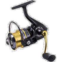 (Direct Mail from Japan) Abu Garcia Fishing Spinning Reel Black Gold Stitching Durable 2000S