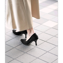 (Direct mail from Japan)Menue menue fluffy and comfortable pointed toe high heels (3020 sd) womens shoes