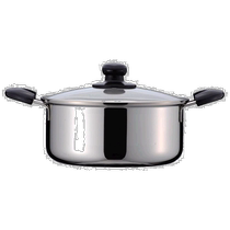 (Direct mail from Japan) Pearl Metal Quintess two-hand pot for induction cooker 22cm with glass lid H-777