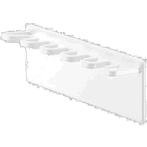 (Direct mail from Japan) Yamazaki Magnet Bathroom Toothbrush Holder White Approx. W13×D3 5×H10cm