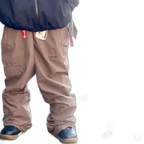 Direct mail from Japan 23-24 VOLCOM FREAKIN SNOW khaki pants for men and women waterproof pants ski wear snow jacket