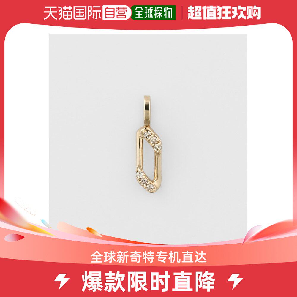 Japanese direct mail aghete Acadow lady K10 gold diamond pendant high elegant temperament quaint elegant and small design-Taobao