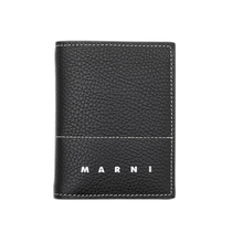 Japan direct mail MARNI mens black bifold mini wallet PFMI0066U0LV688