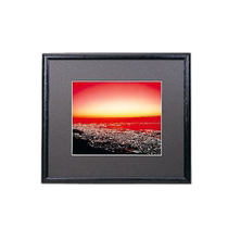 (Direct mail from Japan) Fujicolor Wooden Wide Matte Photo Frame M5000 Acrylic 4 Cuts Black 49