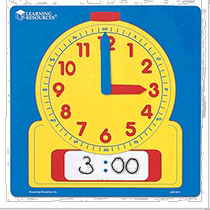 (Direct mail from Japan) Learning Resources Learning Clock LER0573 30cm