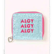 Japan Direct Mail ALGY Childrens Glitter Mini Wallet Made of PVC and Synthetic Leather Suitable for Ages 6 and Over